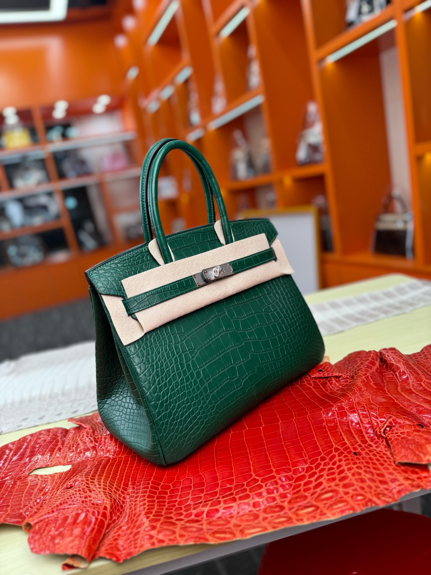 Birkin/Birkin-30cm-American-Matte-Crocodile-Jungle-Green/img_003