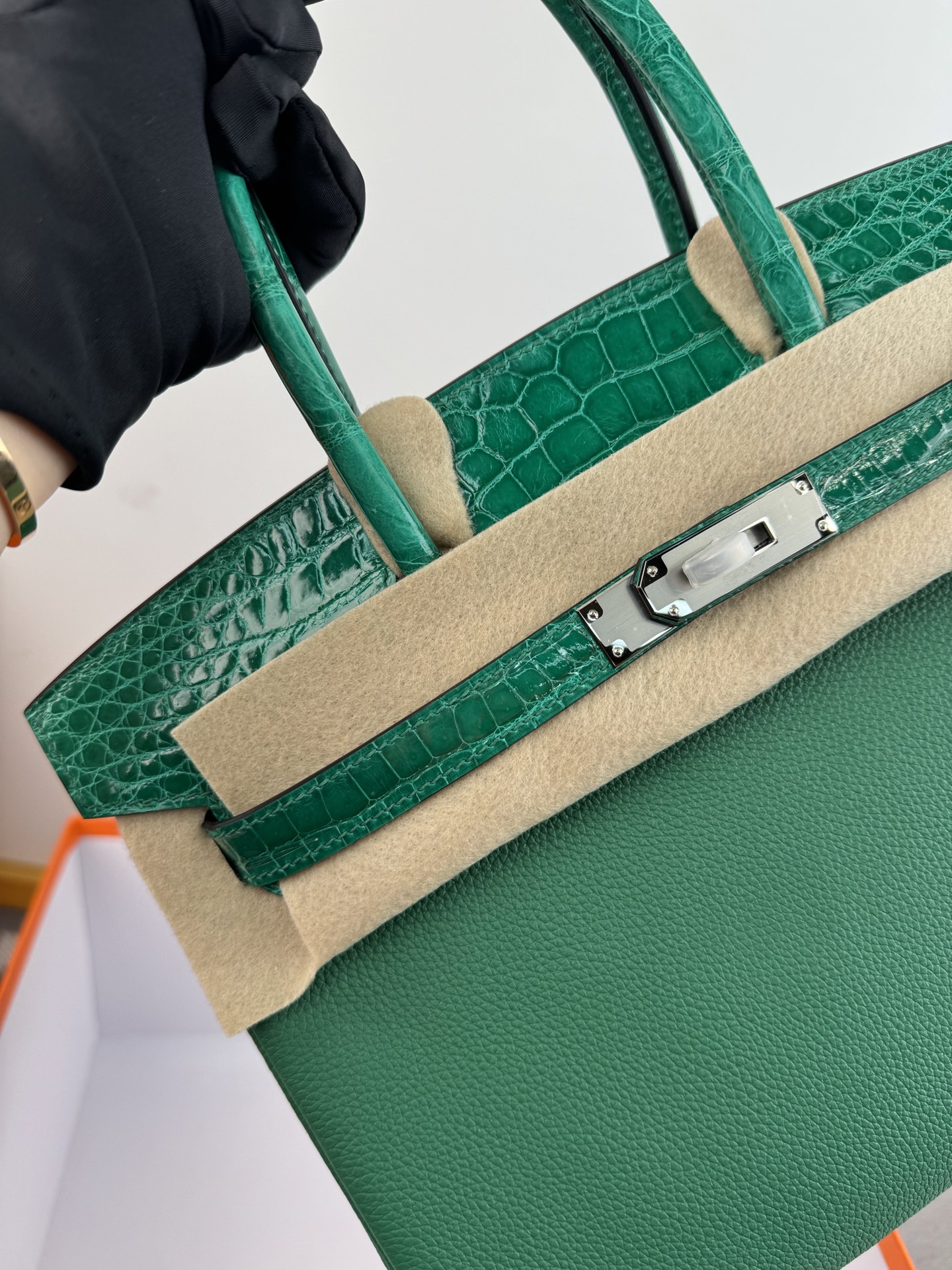 Birkin/Birkin-30cm-touch-Togo-and-Shiny-Crocodile-Jade-Green-SHW/img_006