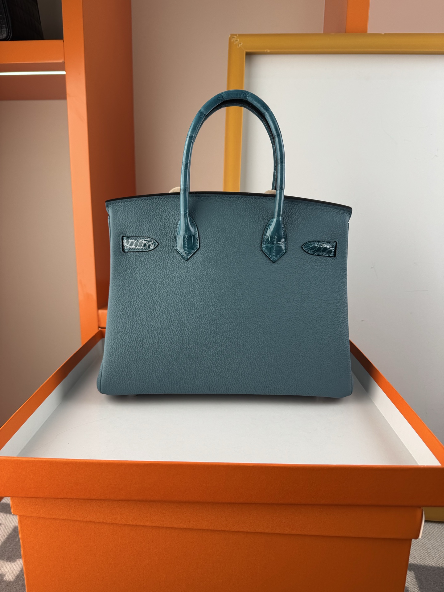 Birkin/Birkin-30cm-touch-Togo-and-Shiny-Crocodile-Jean-Blue/img_002