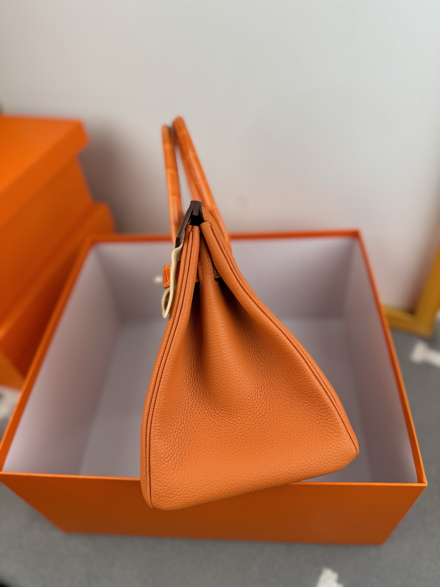 Birkin/Birkin-30cm-touch-Togo-and-Shiny-Crocodile-Orange-SHW/img_007