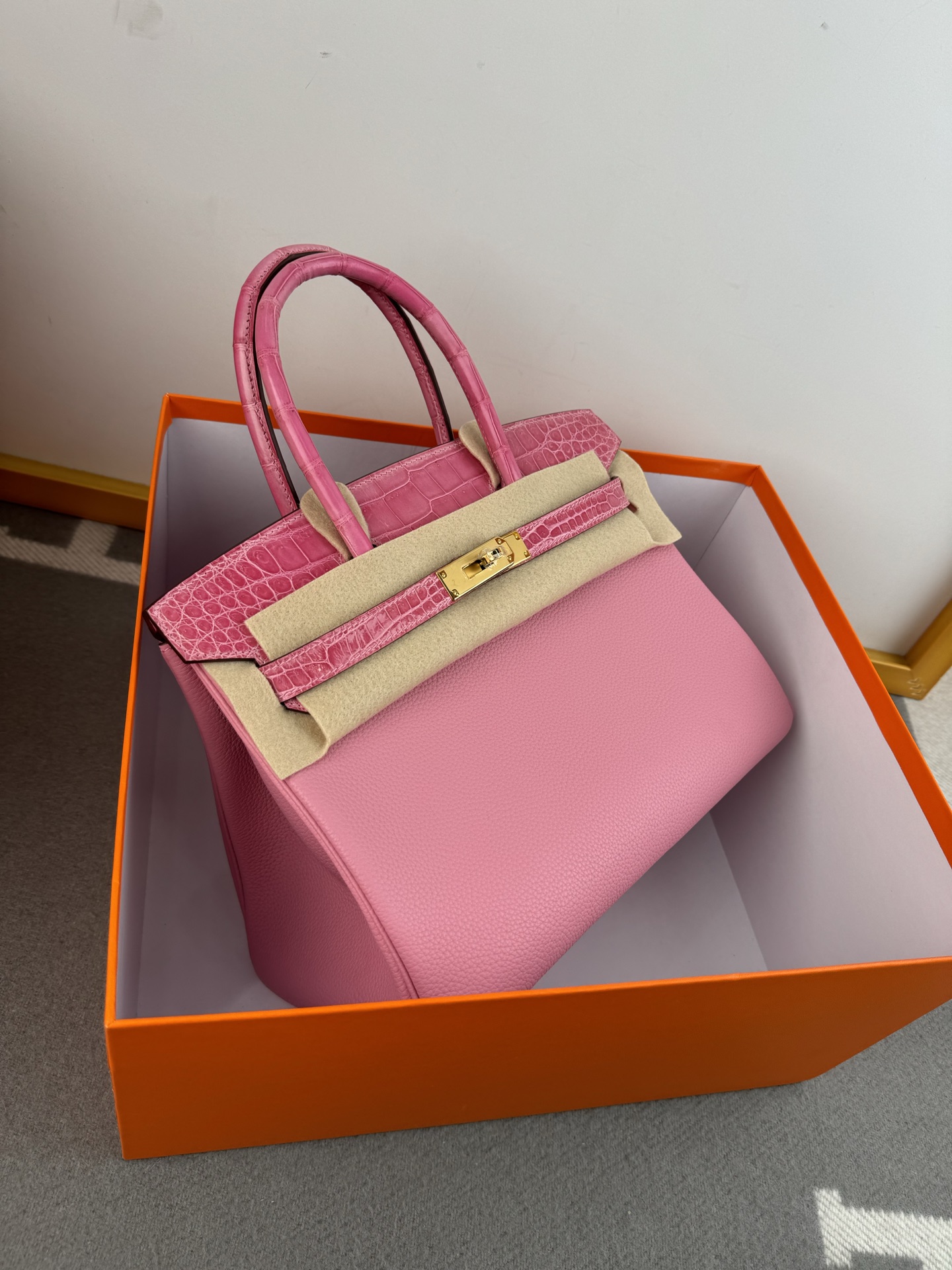 Birkin/Birkin-30cm-touch-Togo-and-Shiny-Crocodile-Sakula-Pink/img_004