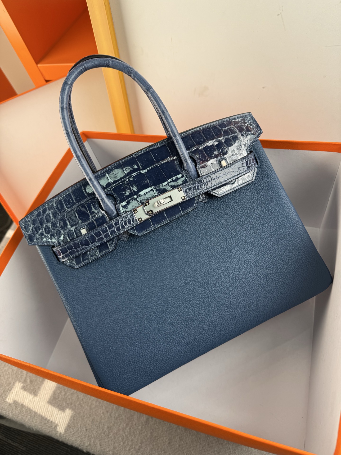 Birkin/Birkin-30cm-touch-Togo-and-Shiny-Crocodile-Sapphire-Blue-SHW/img_009
