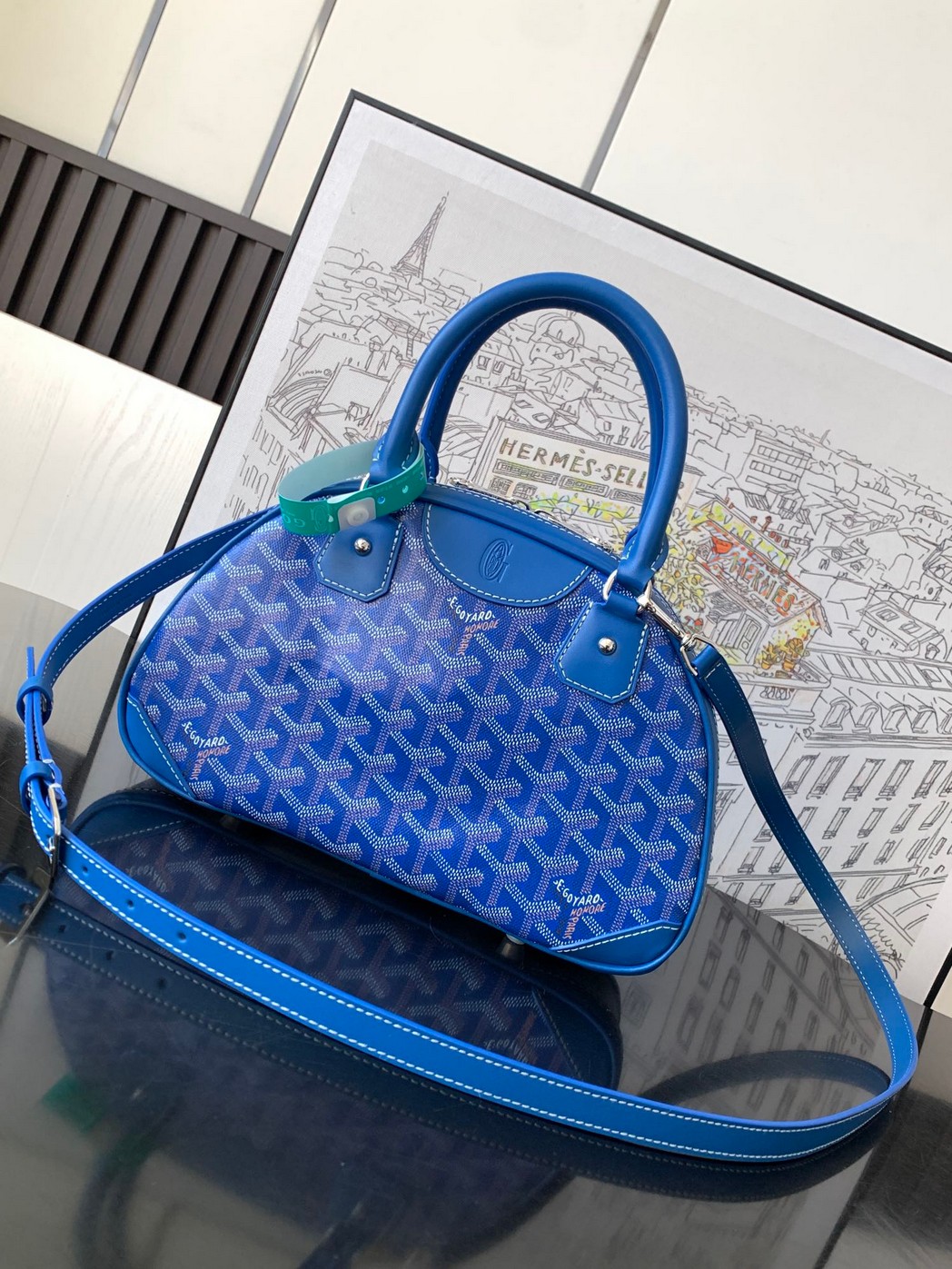 Goyard/Bowling-bag-27x27cm-Blue/img_003