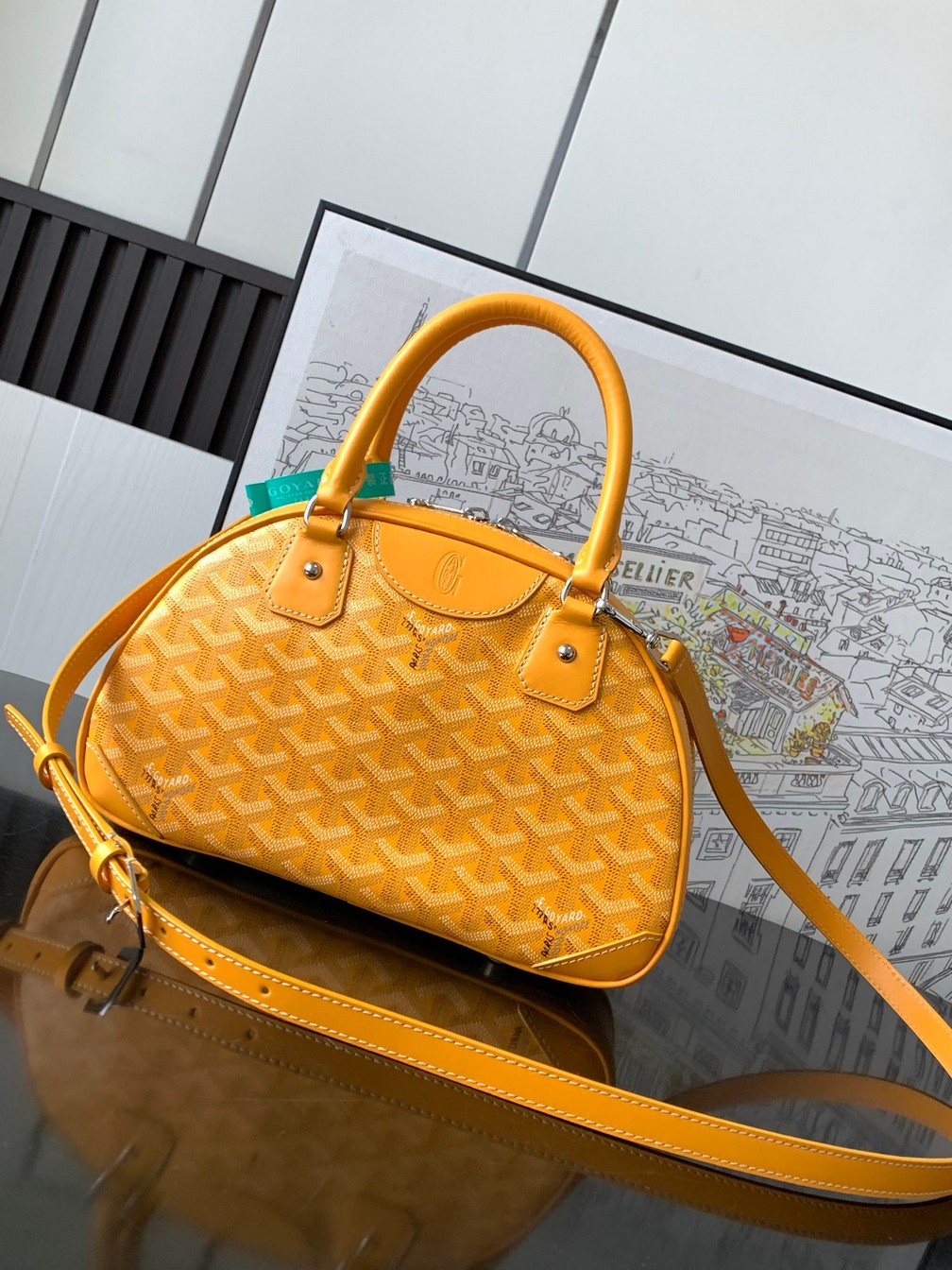 Goyard/Bowling-bag-27x27cm-Yellow/img_003