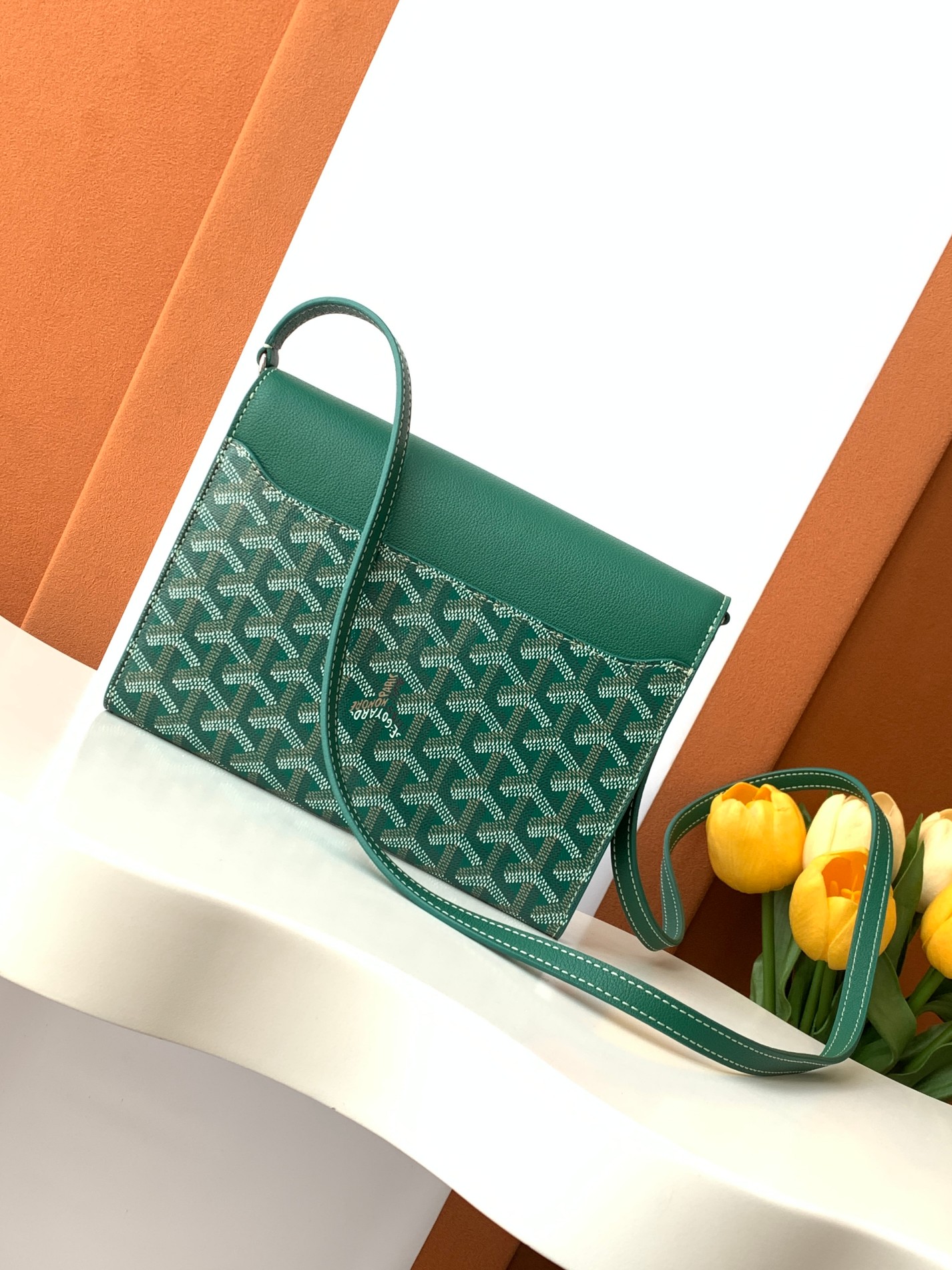 Goyard/Chypre-Pouch-Wallet-21x16cm-Green/img_003