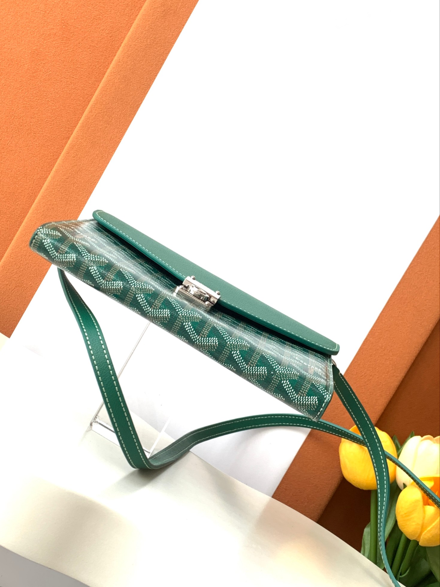 Goyard/Chypre-Pouch-Wallet-21x16cm-Green/img_005