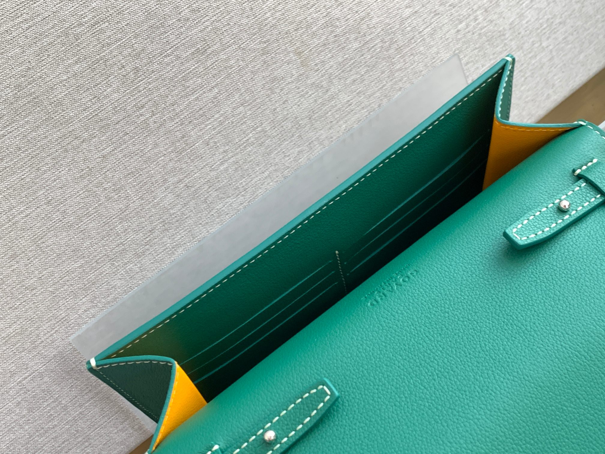 Goyard/Chypre-Pouch-Wallet-21x16cm-Green/img_006