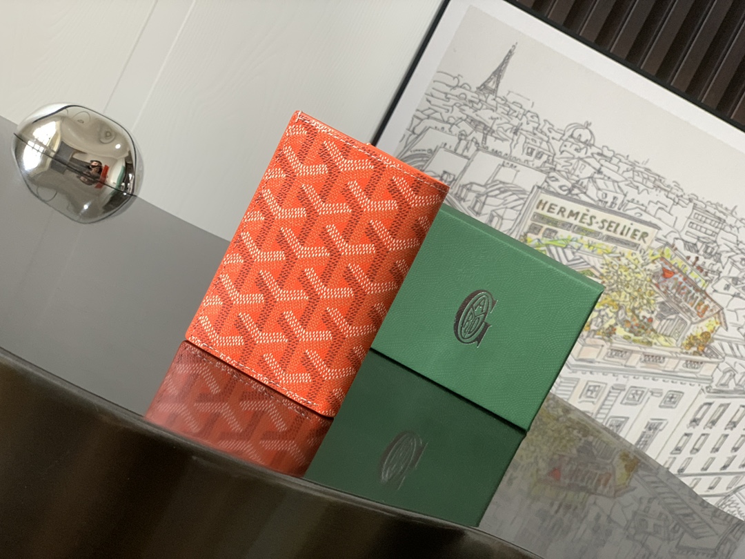 Goyard/SAINT-PIERRE-Card-Holder-11x1.5cm-Orange/img_003
