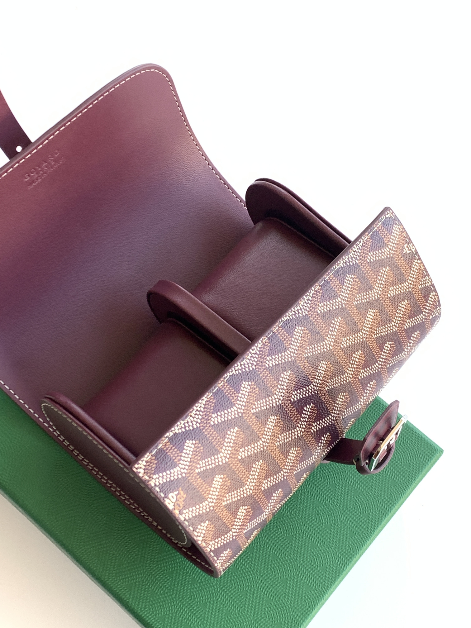 Goyard/VOYAGE-DOUBLE-Watches-box-16x10.5cm-Burgundy/img_007