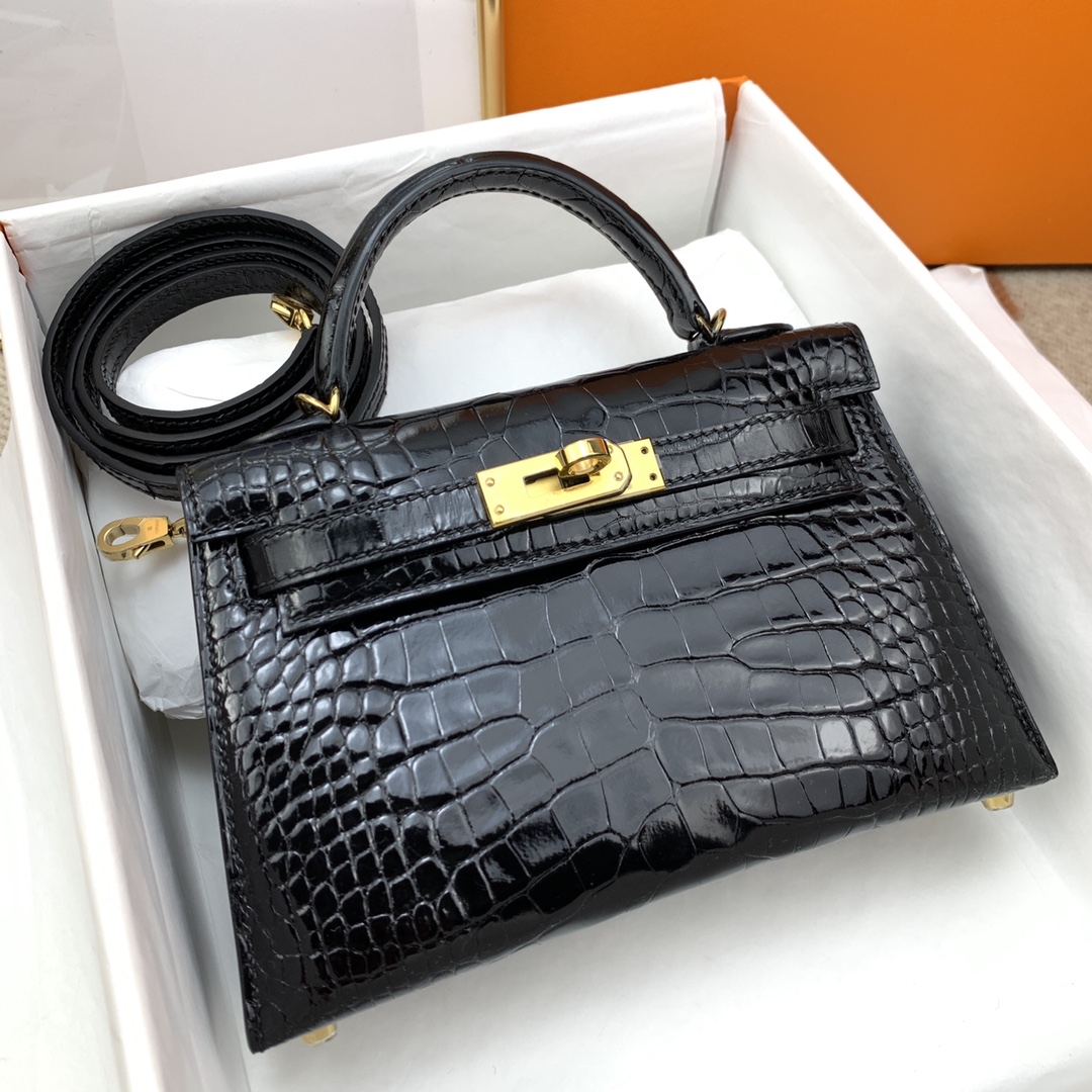 Kelly/Hermes-Mini-Kelly-Crocodile-Texture-Black-GHW/img_003