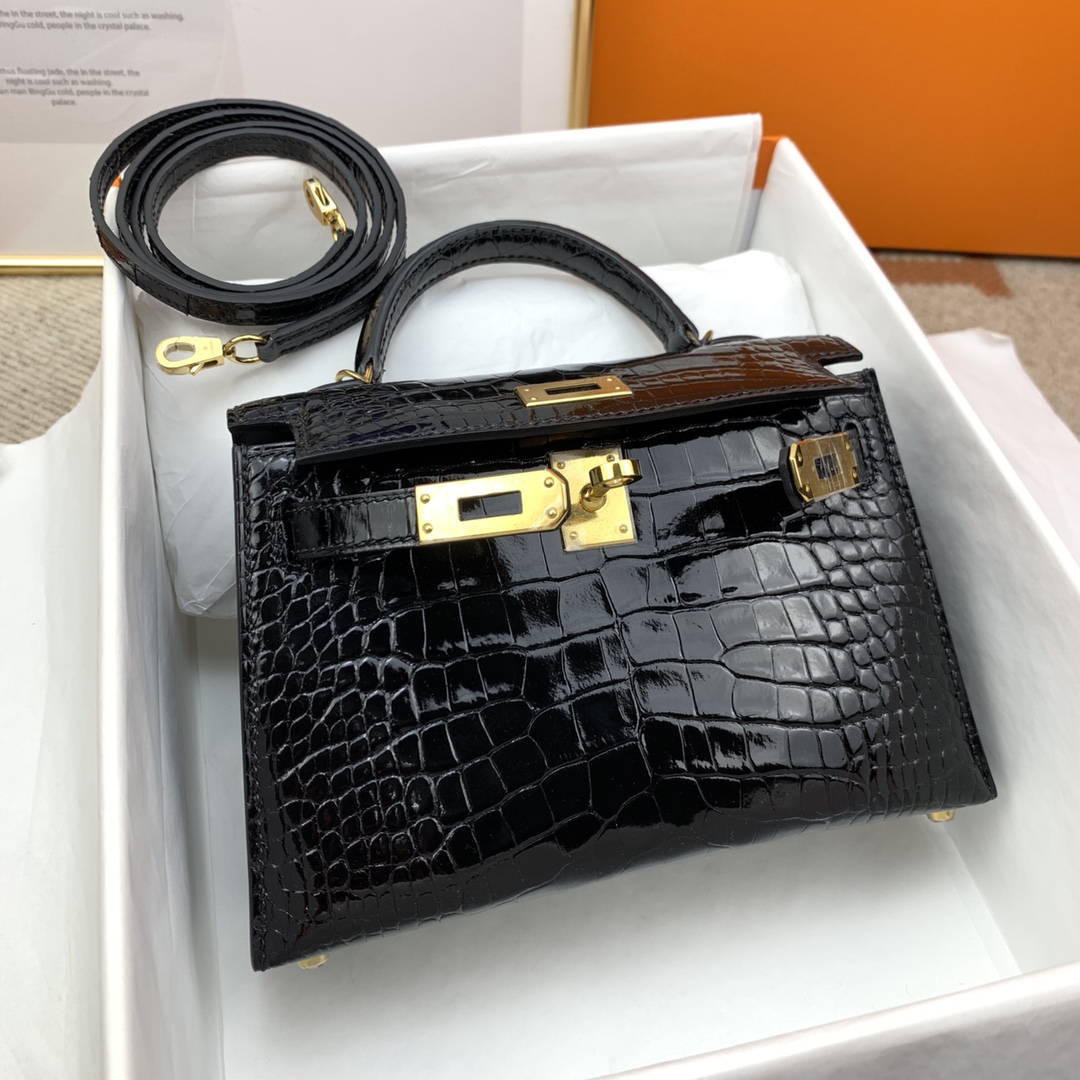 Kelly/Hermes-Mini-Kelly-Crocodile-Texture-Black-GHW/img_004