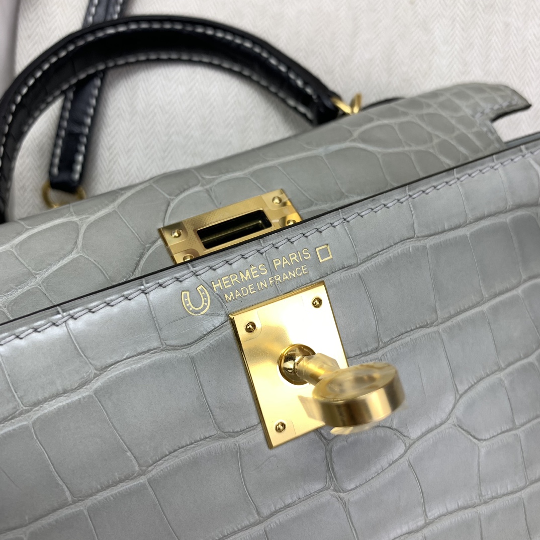Kelly/Hermes-Mini-Kelly-Crocodile-Texture-Grey&Black/img_008