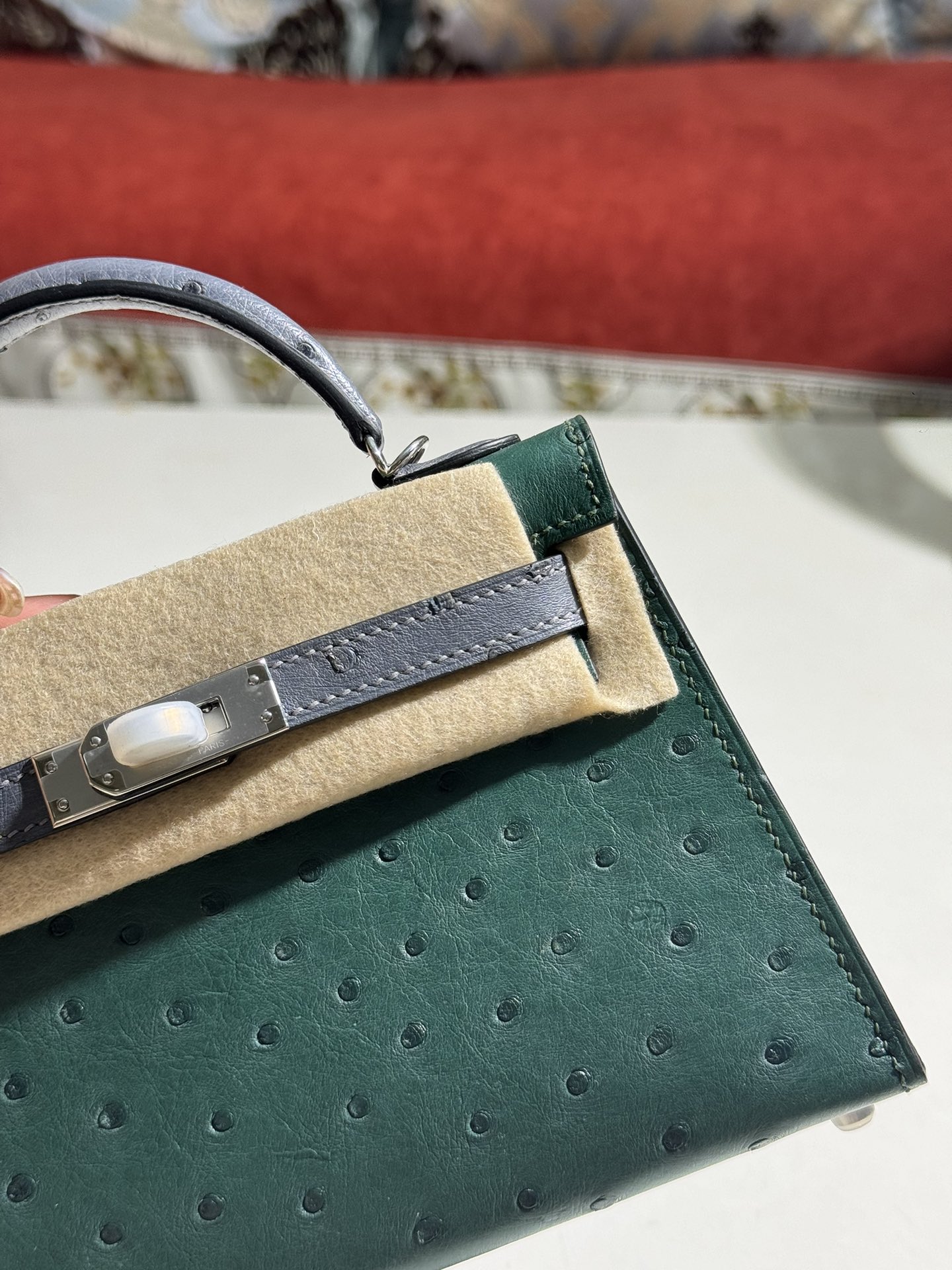 Kelly/Mini-Kelly-Ostrich-Green&Grey/img_003