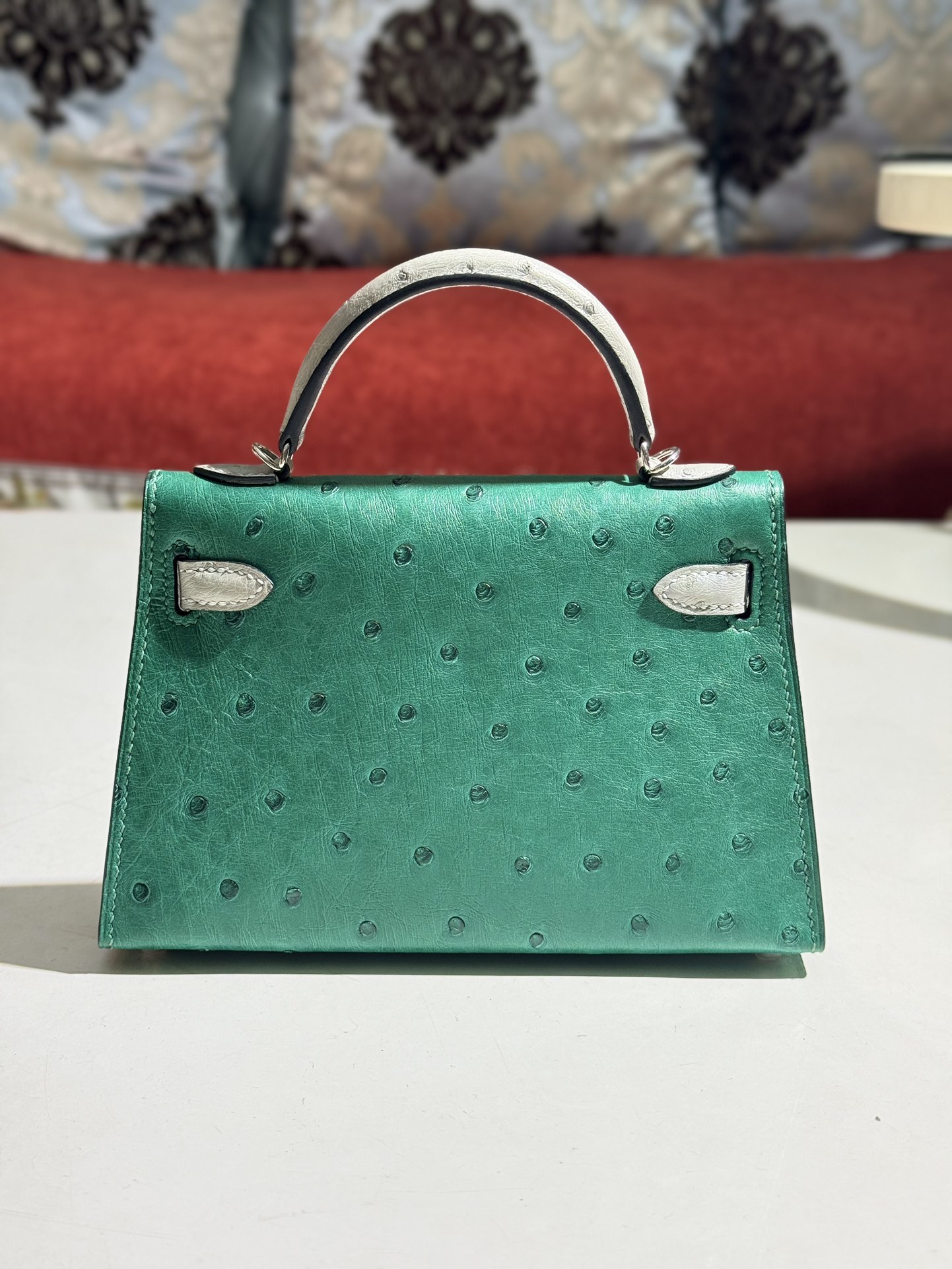 Kelly/Mini-Kelly-Ostrich-Green&Milkshake/img_005