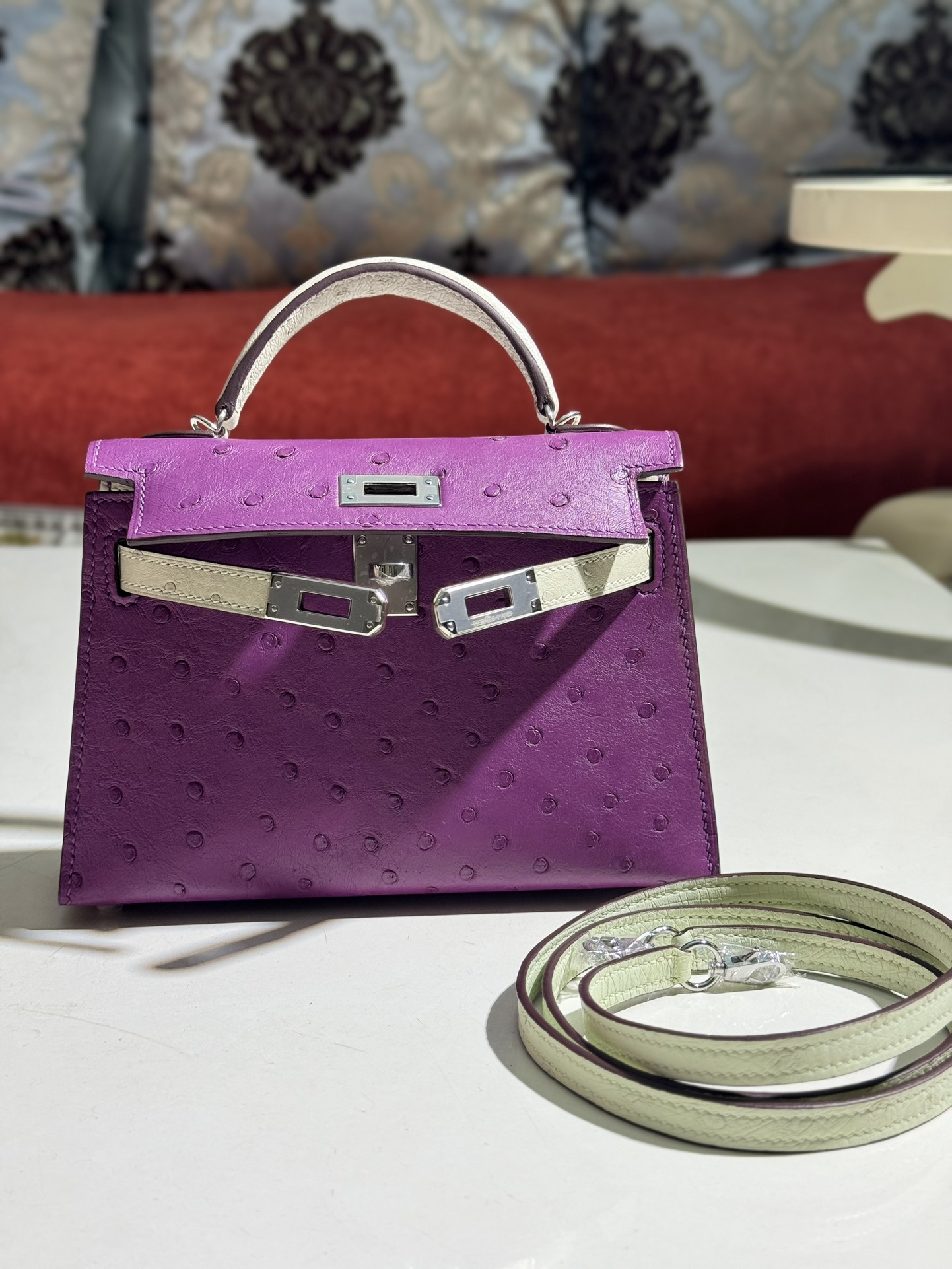 Kelly/Mini-Kelly-Ostrich-Purple&Milkshake/img_004